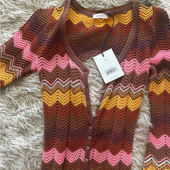 Spell Ziggy Crochet Dress - Picture 11 of 11